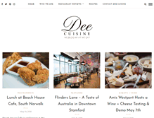 Tablet Screenshot of deecuisine.com